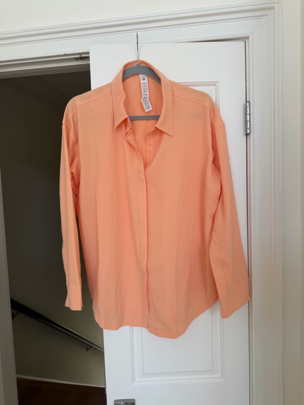 Lululemon Long Button-Front Shirt Size 8